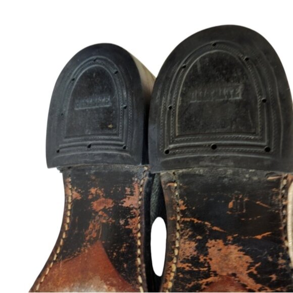 Boulet Canada Vintage pull-on leather boots size 10.5 M - Picture 6 of 11